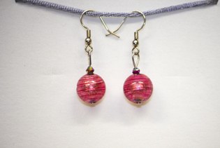 Boucles d'oreilles Palla Framboise