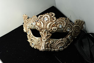 Masque De Venise Galetto Argent