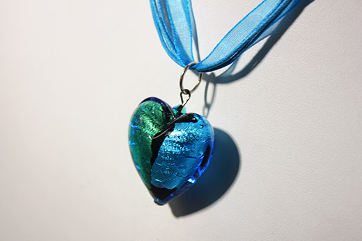 Pendentif Valentina Bleu