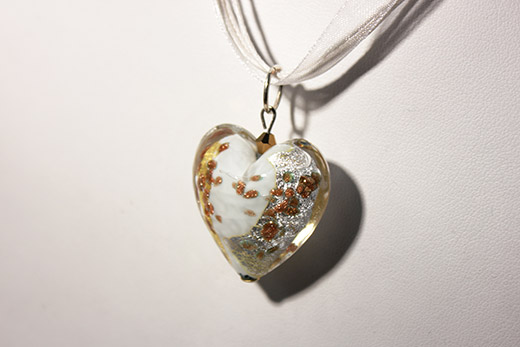 Pendentif Valentina Blanc