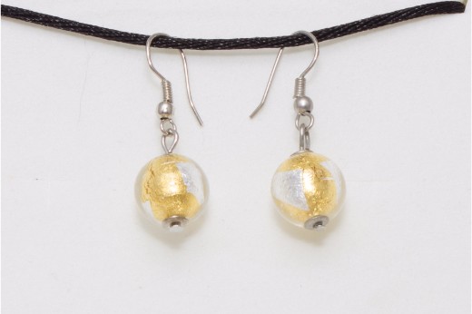 Boucles d'oreilles Palla Or et Argent