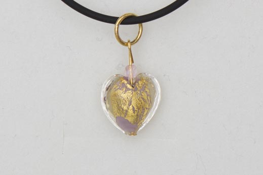 Pendentif Petit Coeur Parme