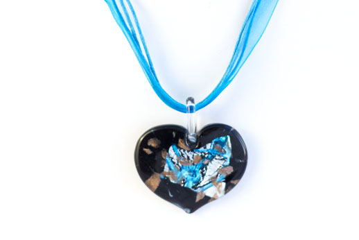 Pendentif Martina Bleu