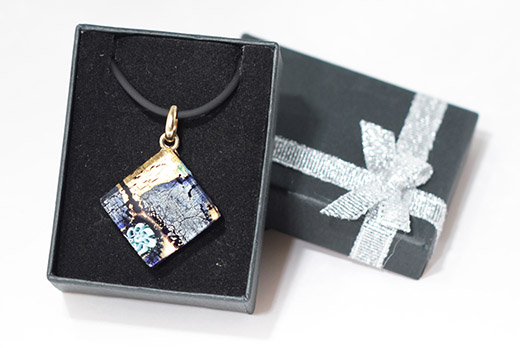 Pendentif  Amelia Bleu Pervenche