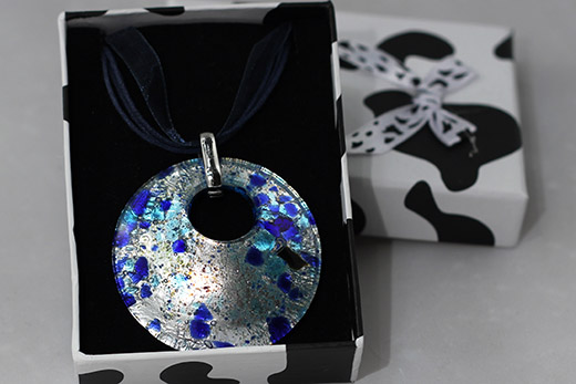 Pendentif Isola Bleu
