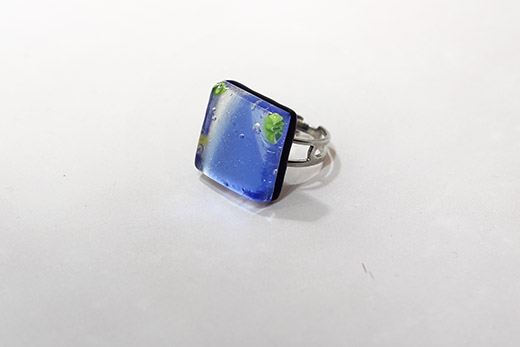 Bague Amelia Bleu Pervenche