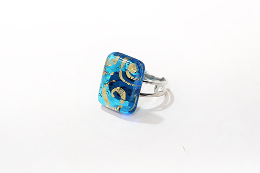 Bague Camillia Azur Arabesques Or