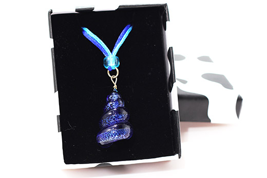 Pendentif Coquillage Bleu