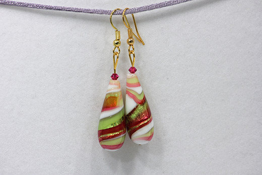 Boucles d'oreilles Grande Goccia Multicolore