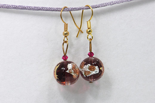 Boucles d'oreilles Palla Prune