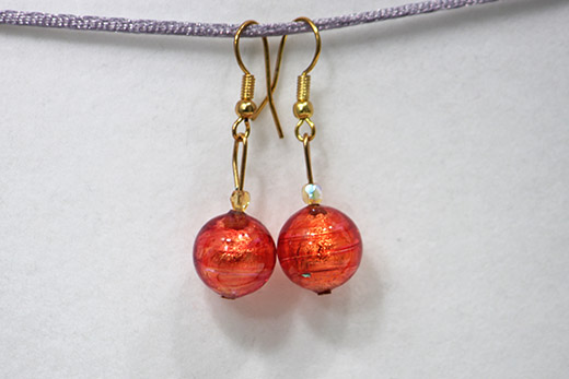 Boucles d'oreilles Palla Tangerine