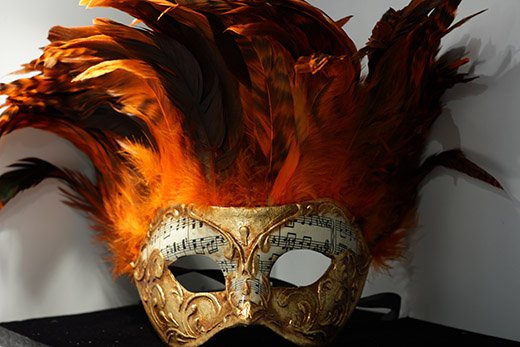 Masque De Venise Inca Orange