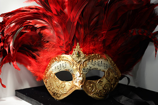 Masque De Venise Inca Rouge