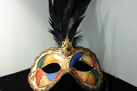 Masque De Venise Colombina Arlequin