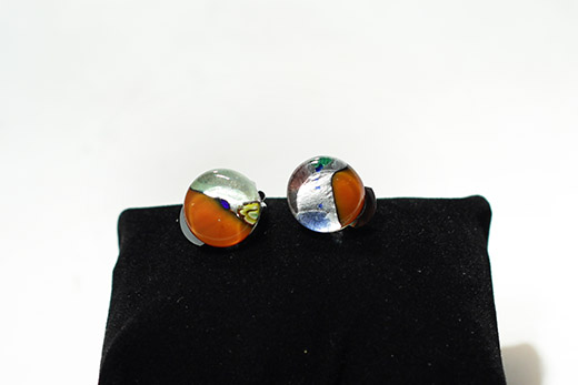 Boucles d'oreilles Clip Abricot