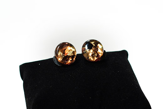 Boucles d'oreilles Clip Ambre