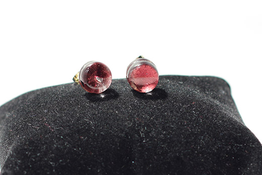 Boucles d'oreilles Prune