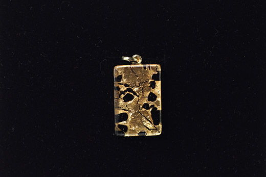Pendentif Elisa Tacheté Noir