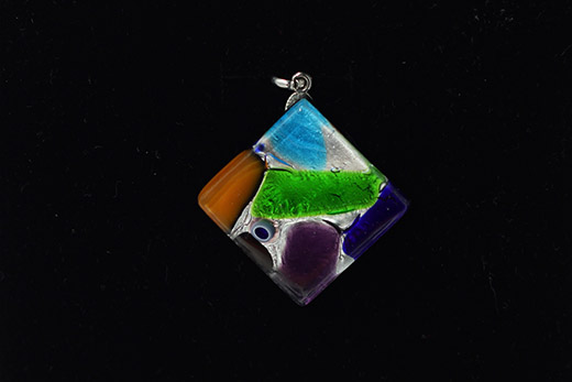 Pendentif Raffaella Multicolore
