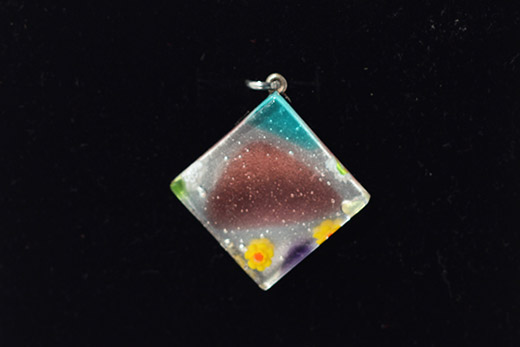 Pendentif Raffaella Multicolore
