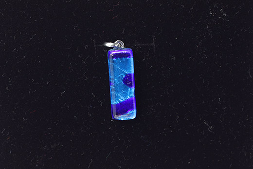 Pendentif Sophia Bleu Azur Et Saphir