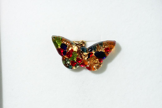 Pendentif Papillon Multicolore