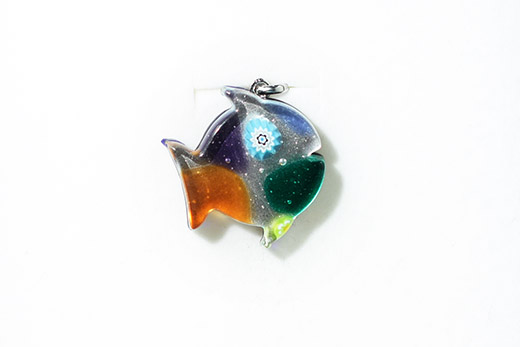 Pendentif Poisson Multicolore