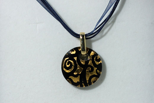 Pendentif Piccola Isola Noir