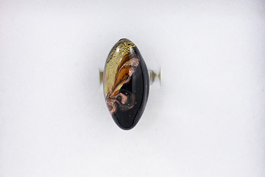 Bague Serena Jaune Et Noir